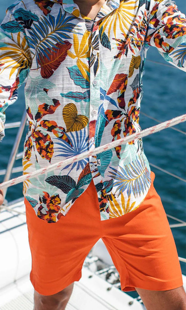 BAHAMAS- Cotton / Linen short