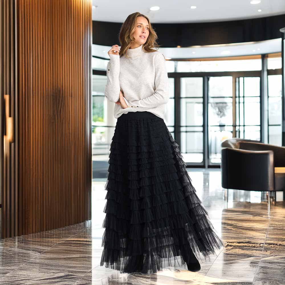 CARRIE- Tulle Maxi Skirt
