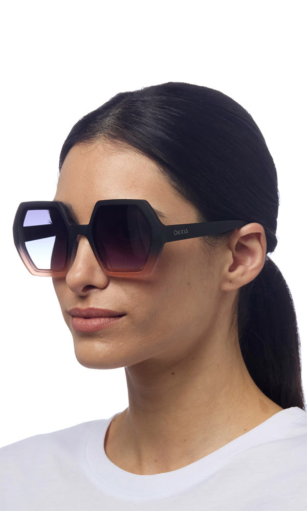EMMA- Hexagonal Sunglasses