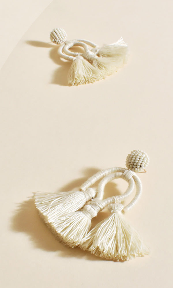 FAN-0UT- Tassel Earrings