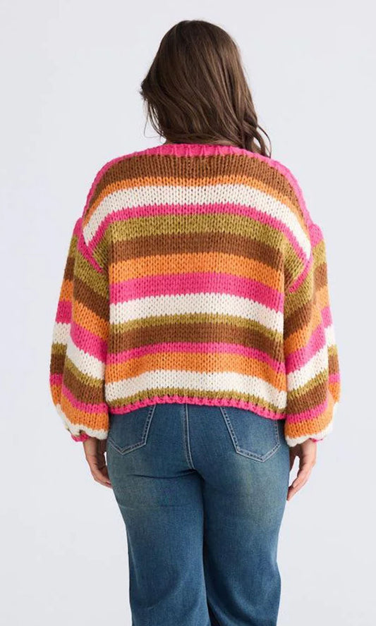 FAWN- Multi Stripe Jumper