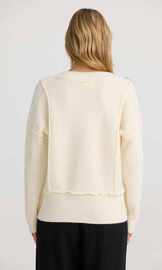 ANNONA- Raw Edge Knit
