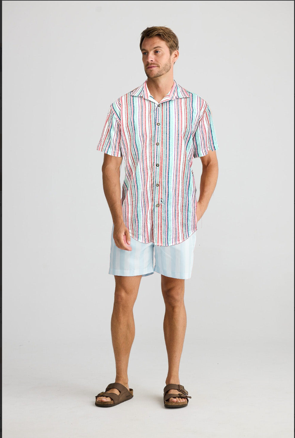 LOLLI- Stripe Linen Shirt
