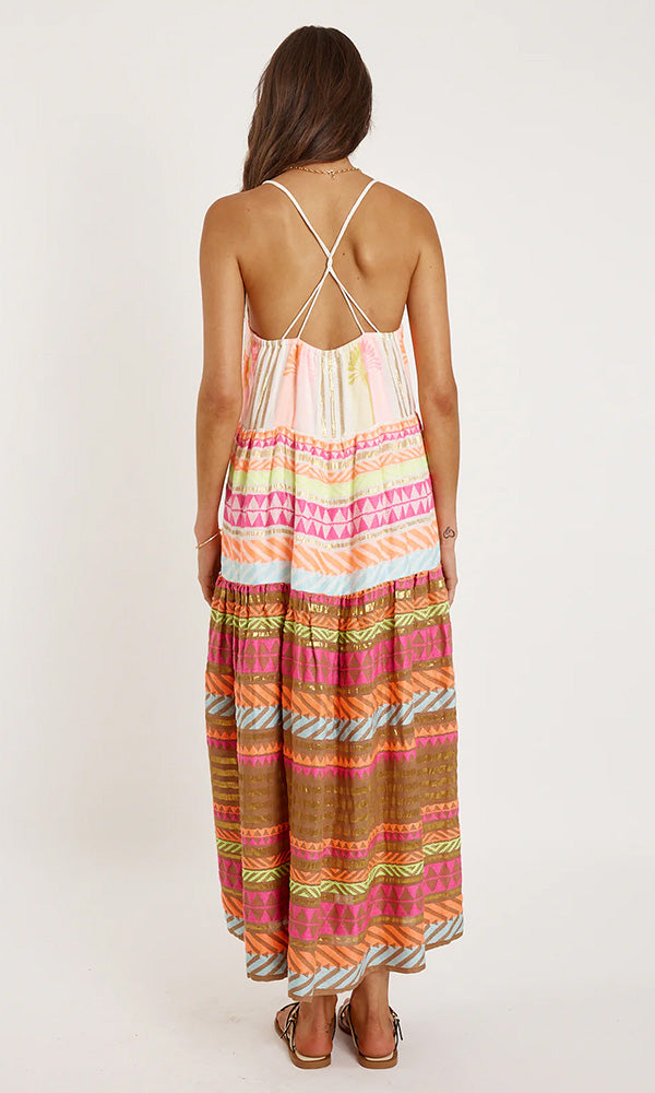 ACAPULCO- Stripe Maxi