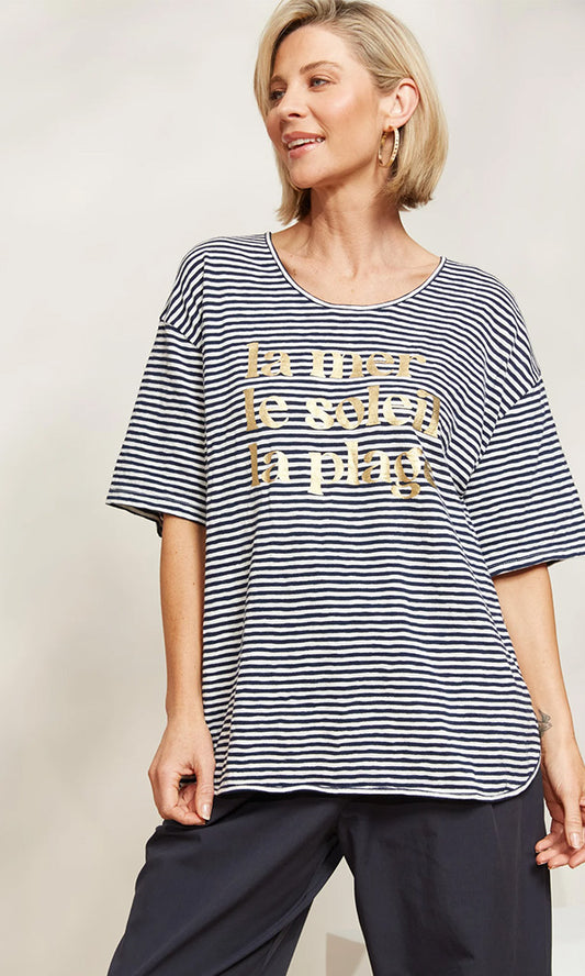 PLAGE- Stripe Tee