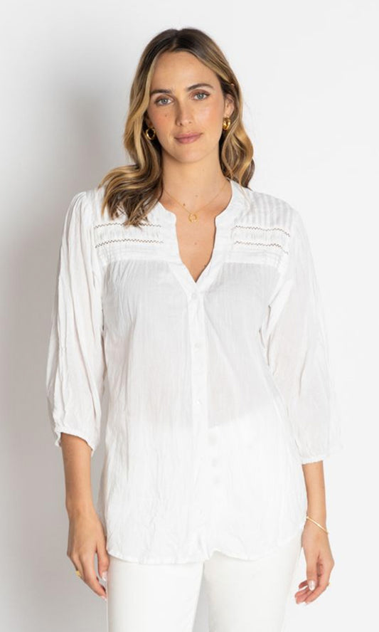 SHAY- Pleated Shirt