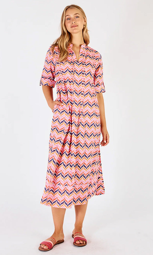 AVEDA- Chevron Midi