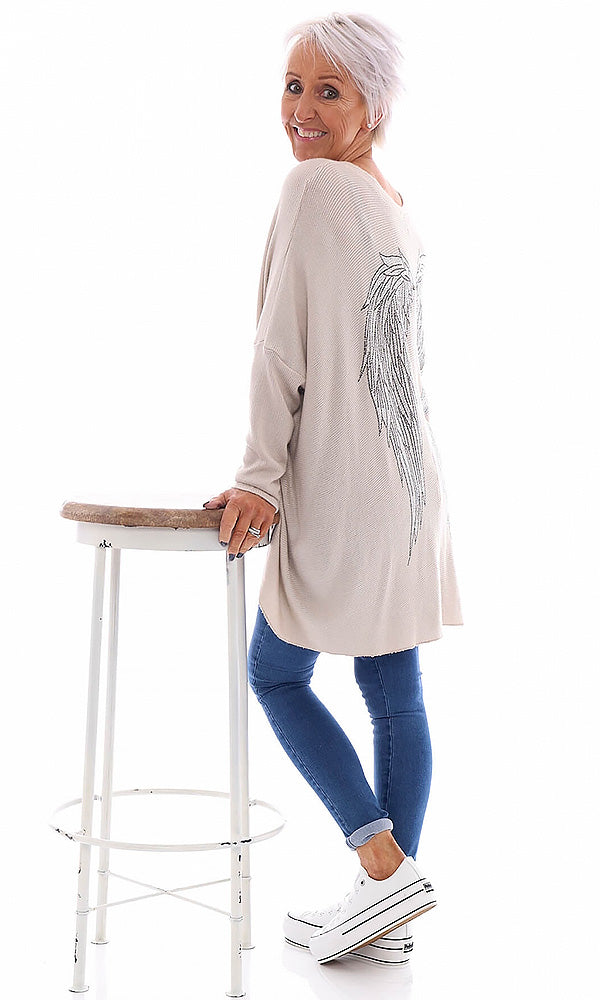 ANGEL WINGS- V-Neck Knit