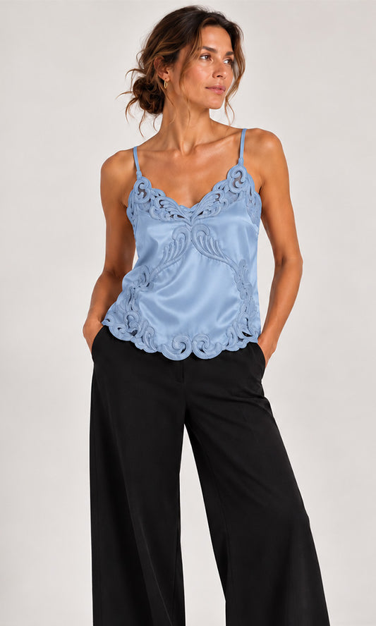 MILA- Lace Detail Cami
