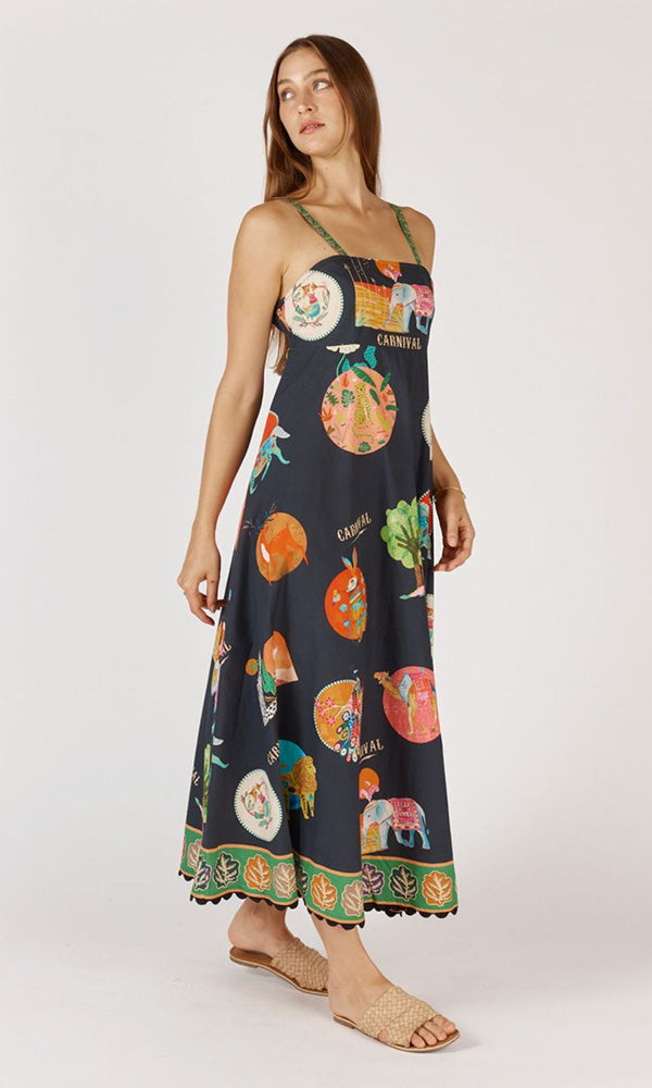 CARNIVALE- Printed Sundress