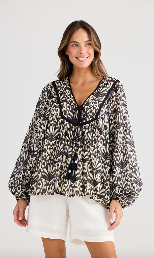 OCEAN- Raglan Blouse