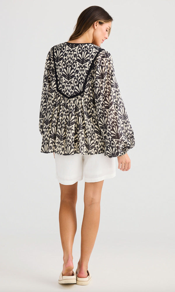 OCEAN- Raglan Blouse