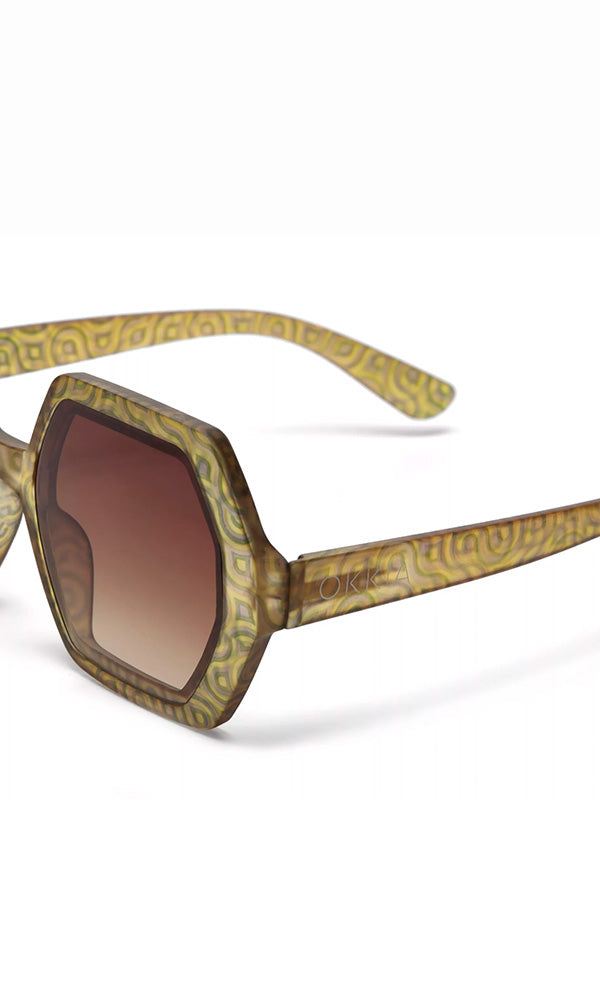 EMMA- Hexagonal Sunglasses