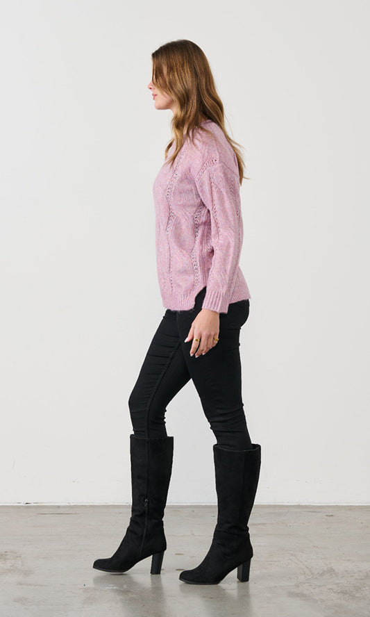 CAB- Cable Knit Jumper
