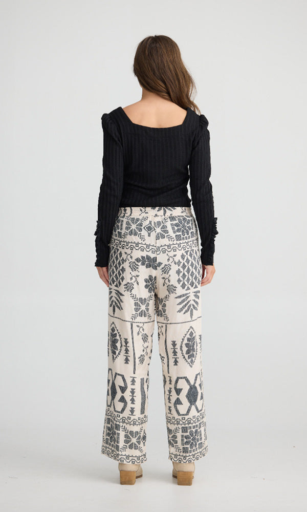 RIALTO- Print Pant