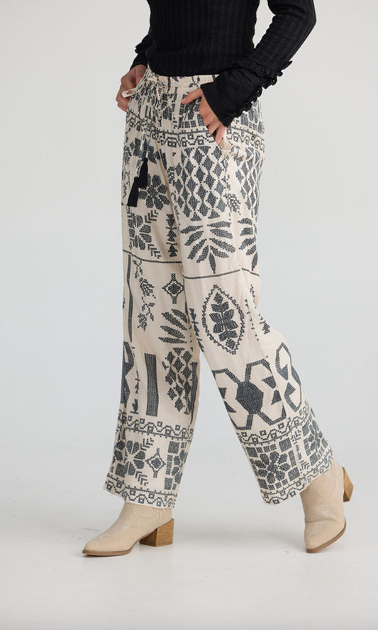 RIALTO- Print Pant