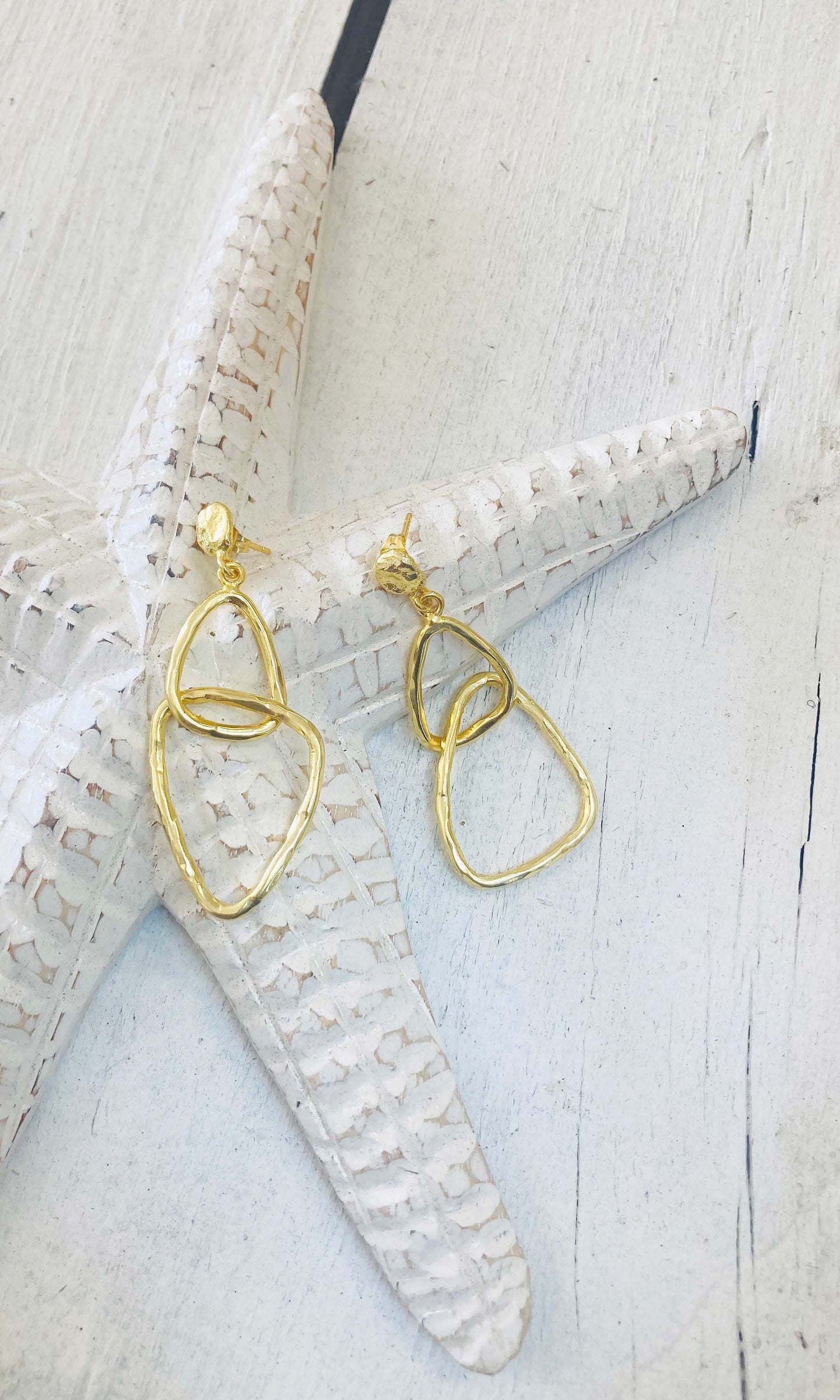 INTERLACE- Triangles Earrings