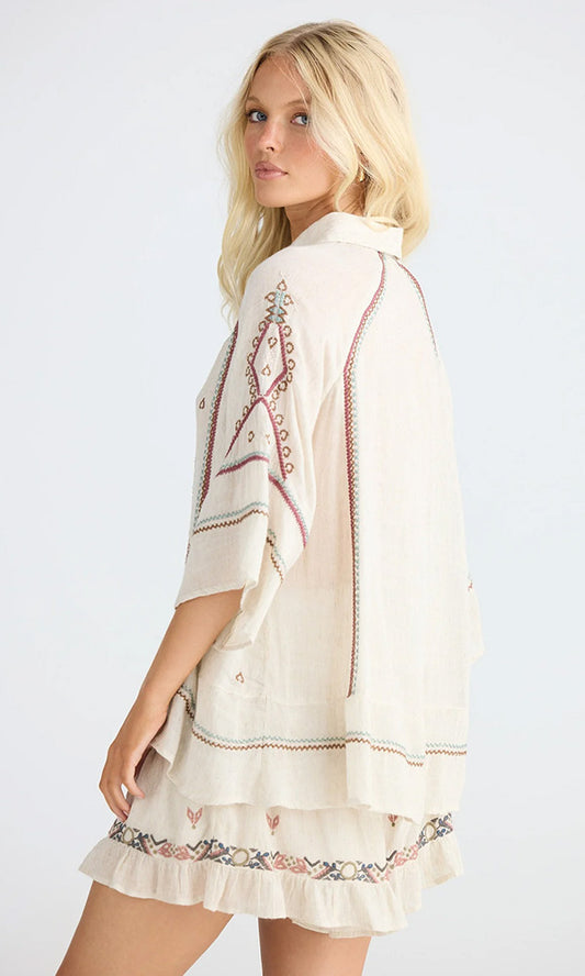 ITHIKA- Embroidered Shirt