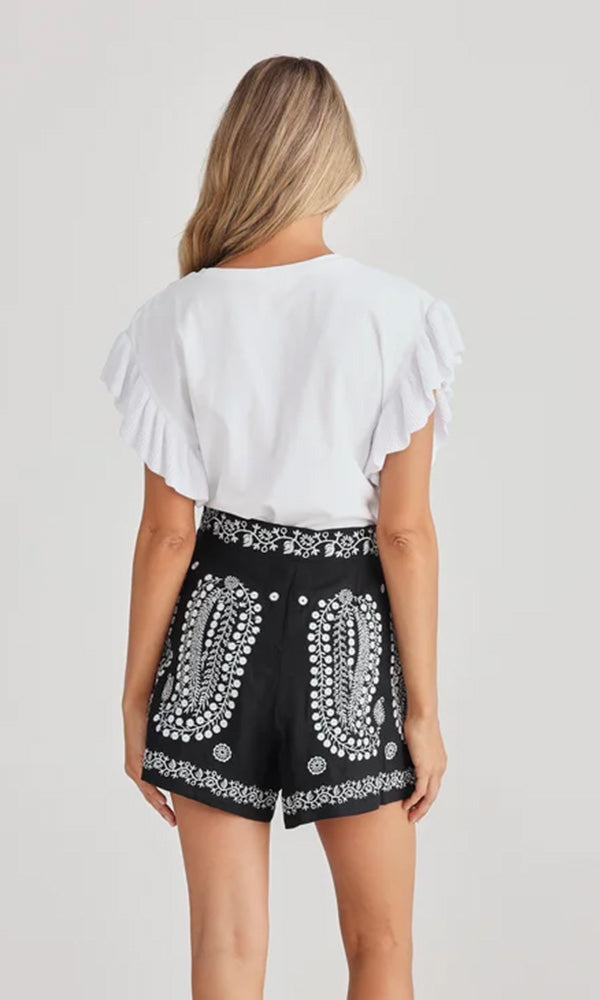 VENICE- Embroidered Short