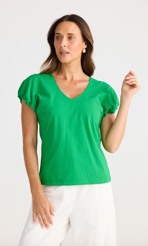 CHARLI- V-Neck Tee