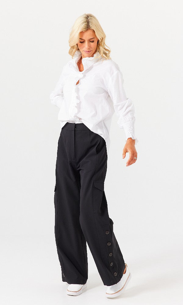 BENNY- Side Button Pants