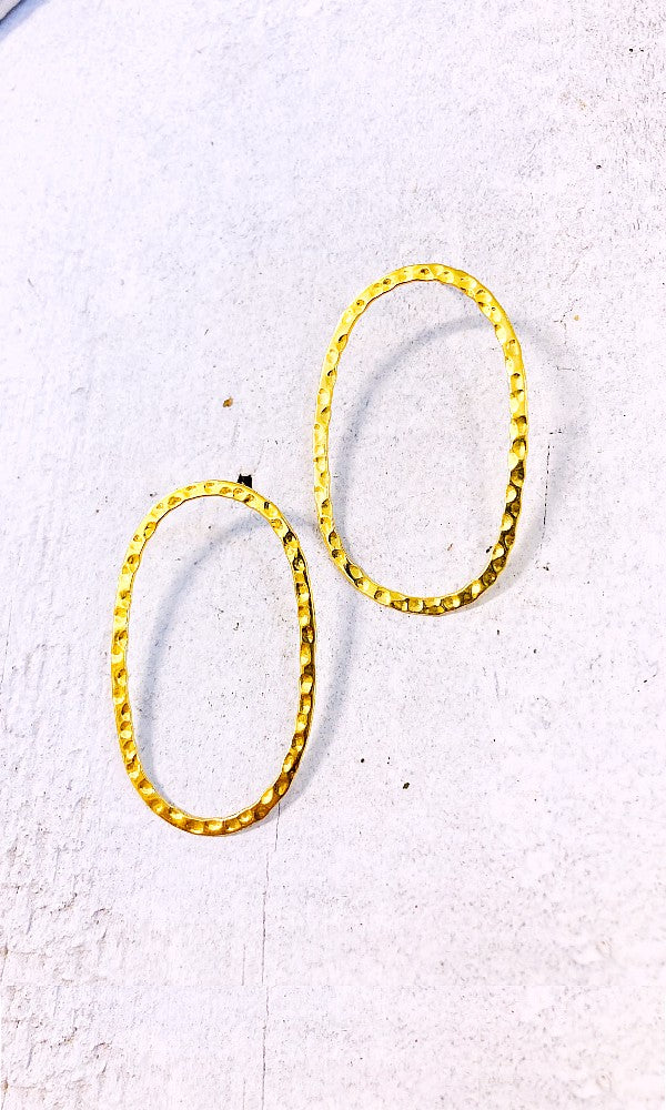 MELON- Oval Earrings