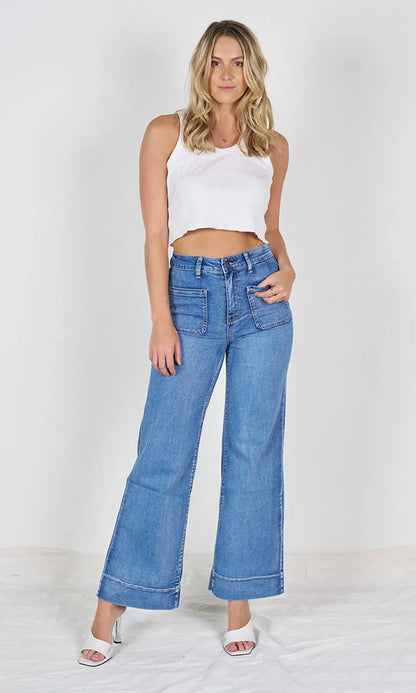 PORTLAND- High waist W/Leg