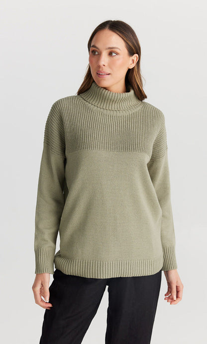 AMORE- High Neck Jumper