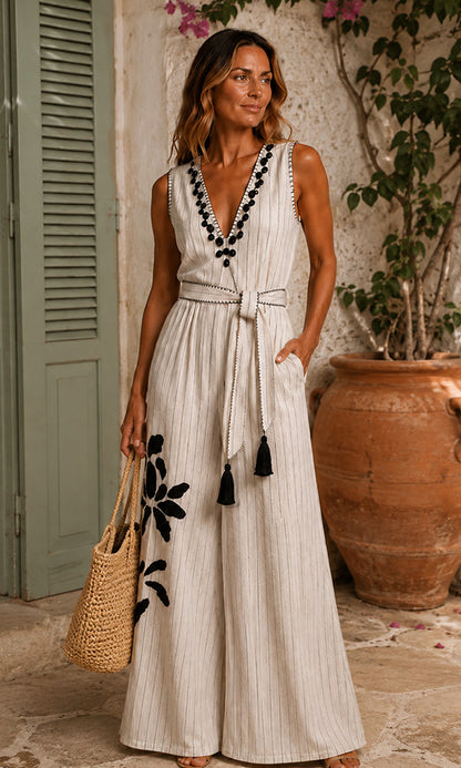 ARIZONA- Stripe Jumpsuit