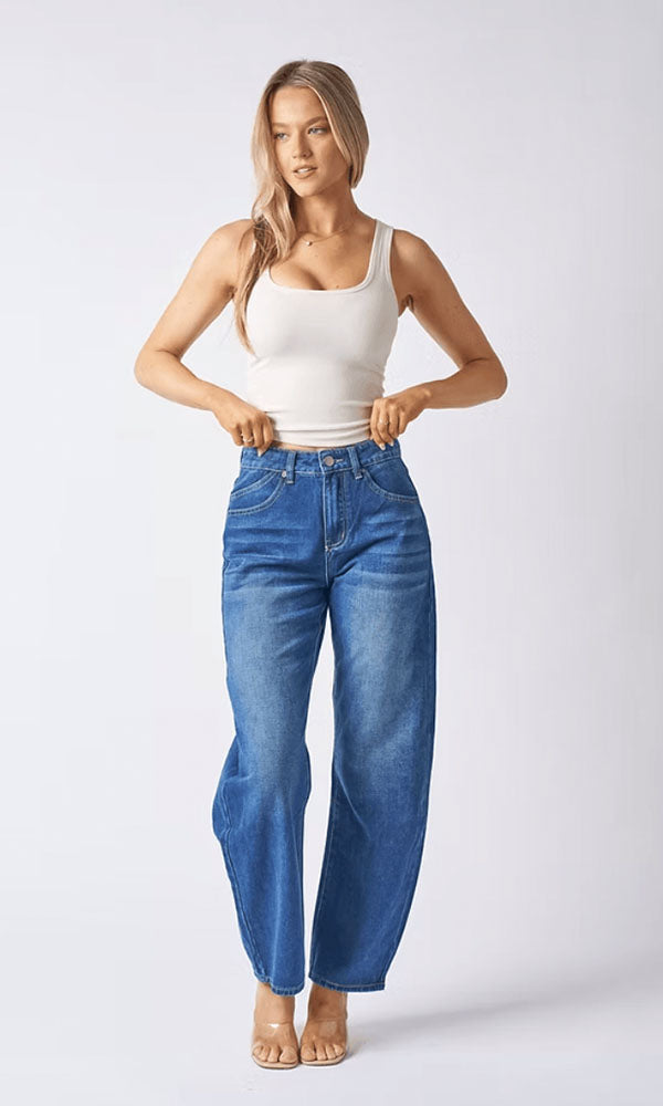 JACKSON- Barrel Jean