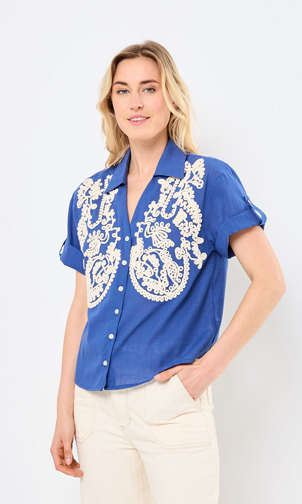 DEBBIE- Embroidered Shirt