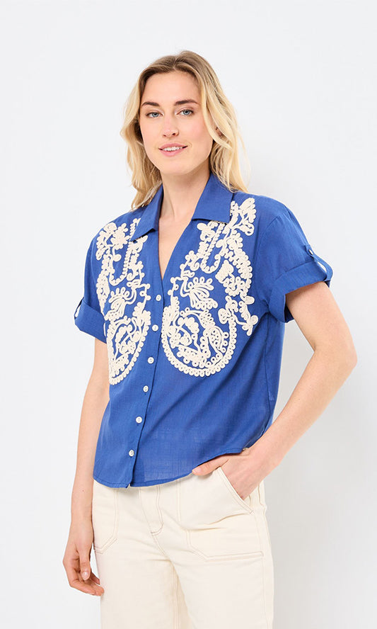 DEBBIE- Embroidered Shirt