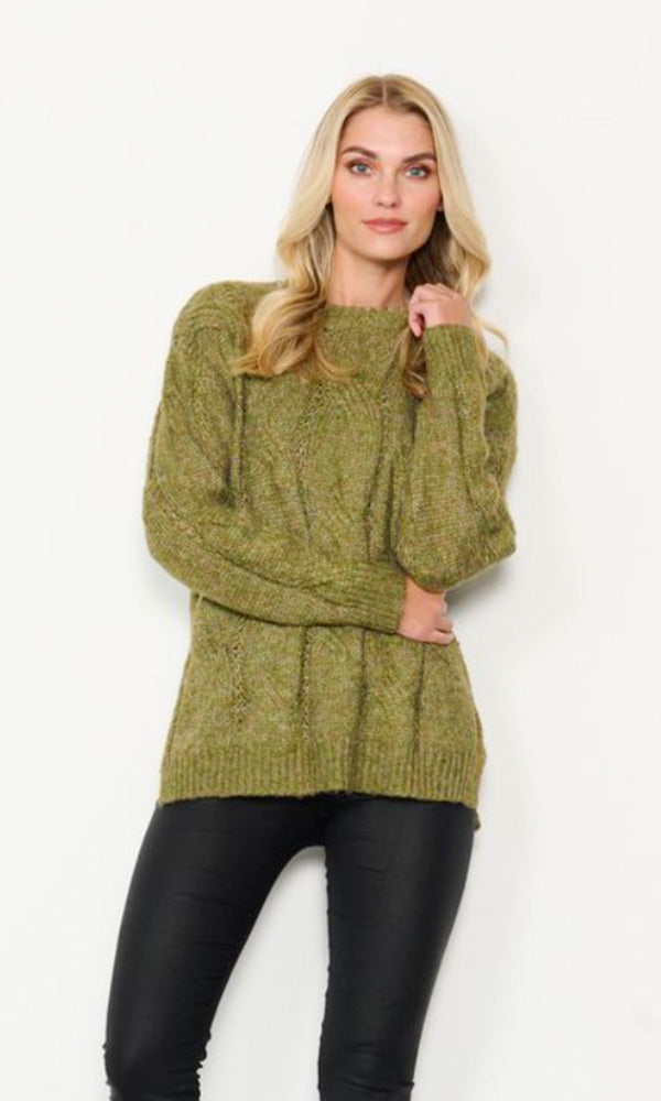 CAB- Cable Knit Jumper