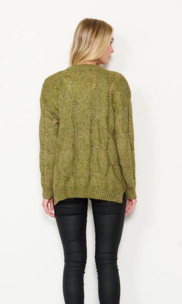 CAB- Cable Knit Jumper