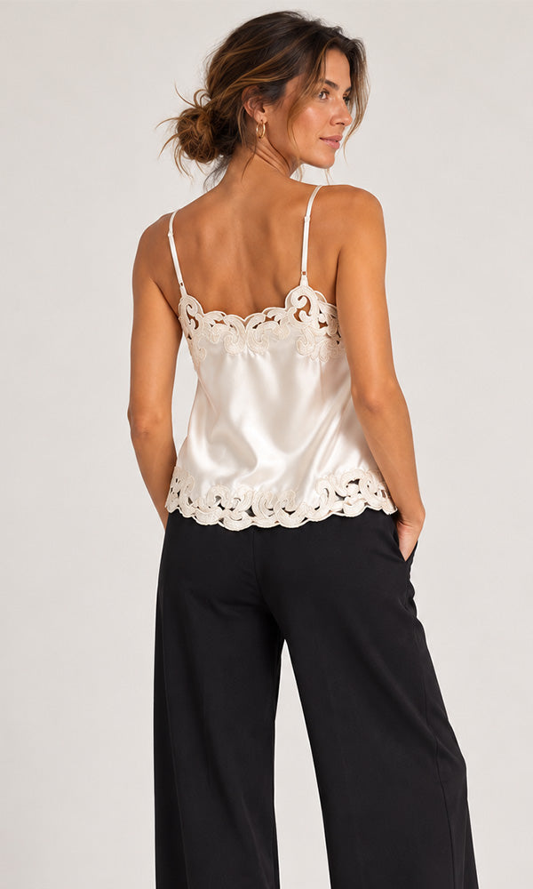 MILA- Lace Detail Cami