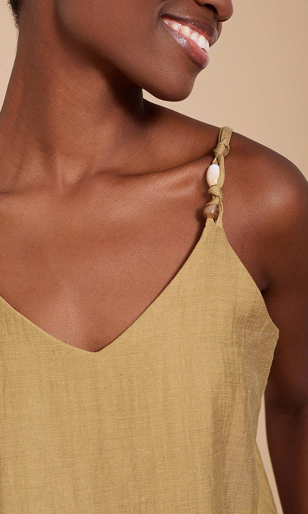 BLOSSOM- Beaded Cami Top