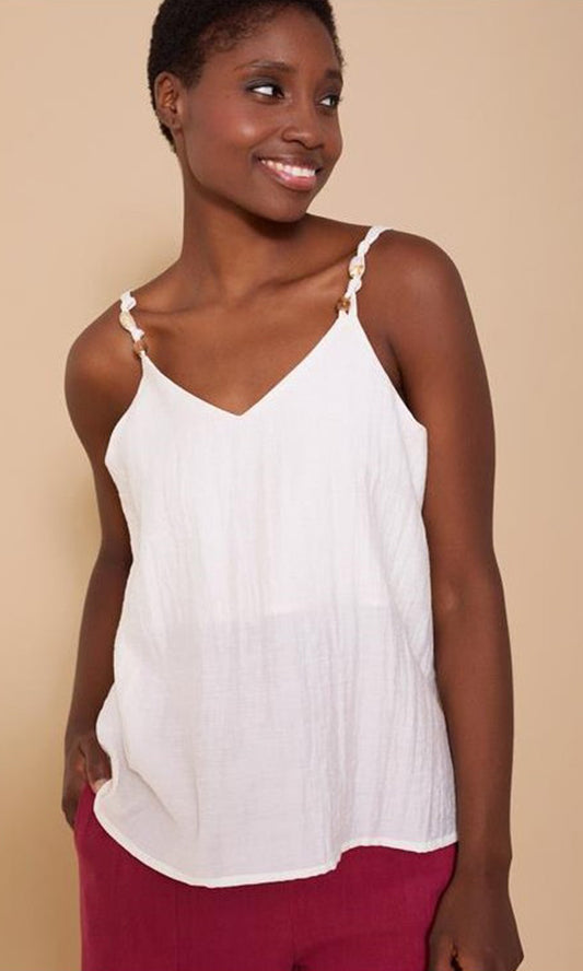 BLOSSOM- Beaded Cami Top