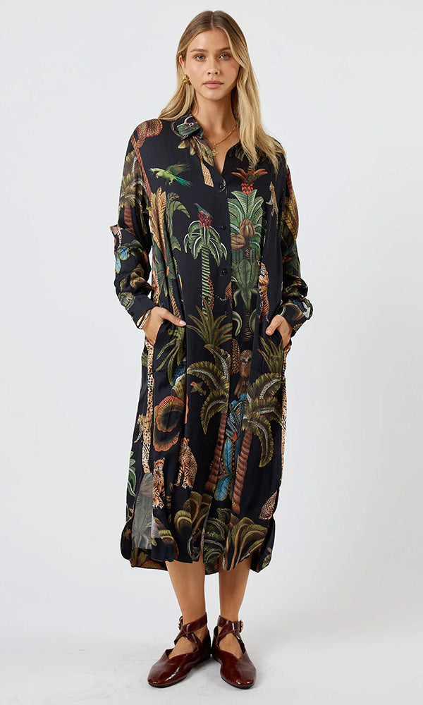 CHEETA- Maxi Shirtmaker