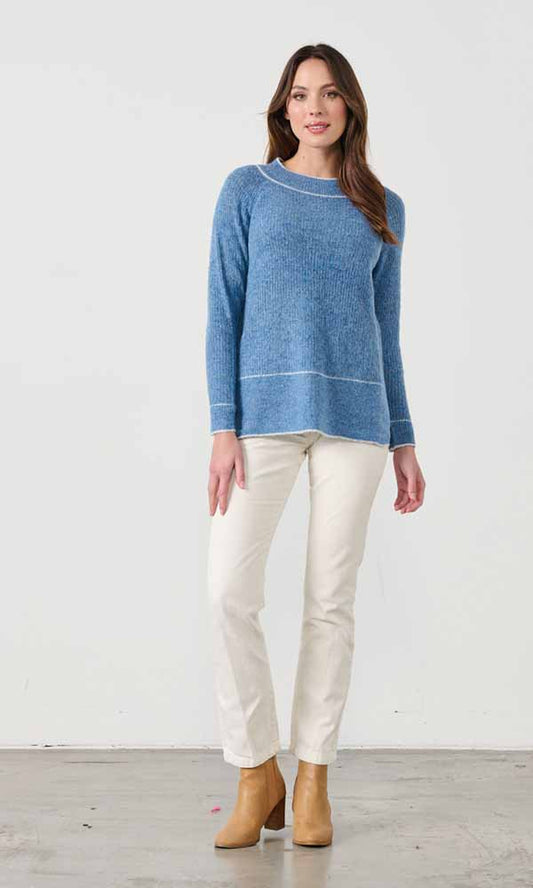 TRACY- Soft Contrast Knit