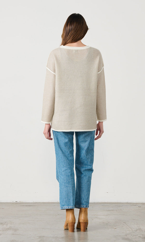 SPLIT- Contrast Jumper