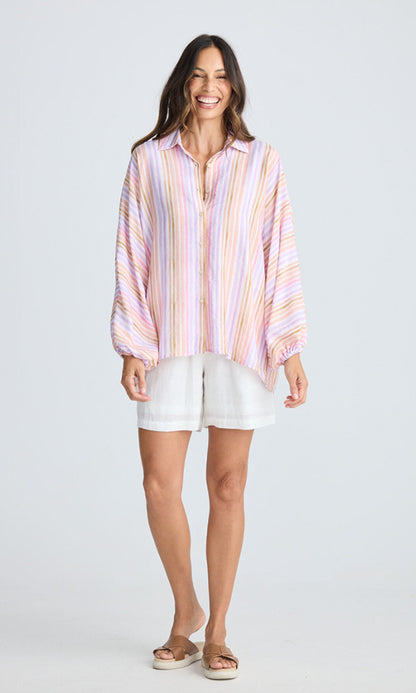 CLIFF-Stripe Shirt