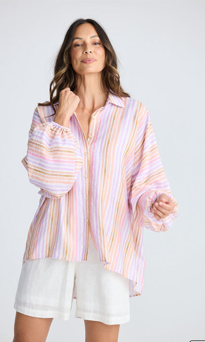 CLIFF-Stripe Shirt