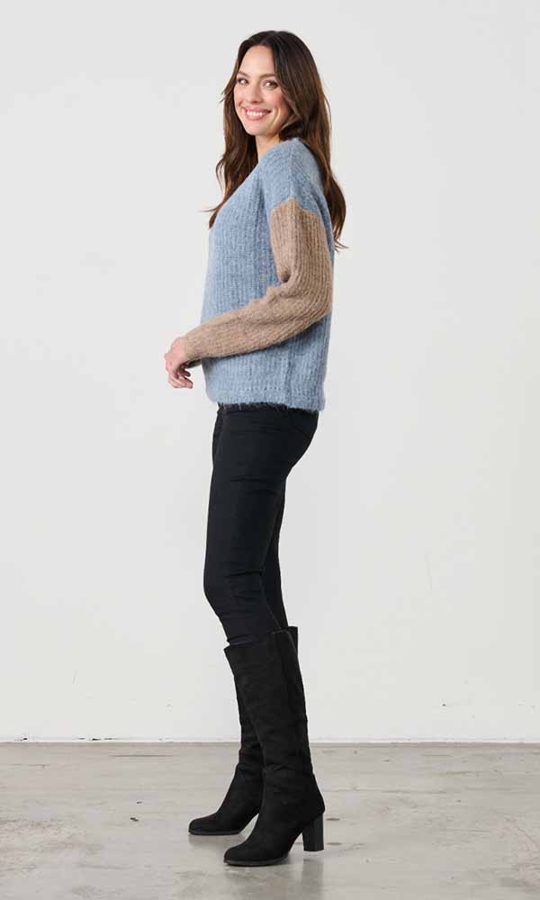 CONNIE- Contrast Knit