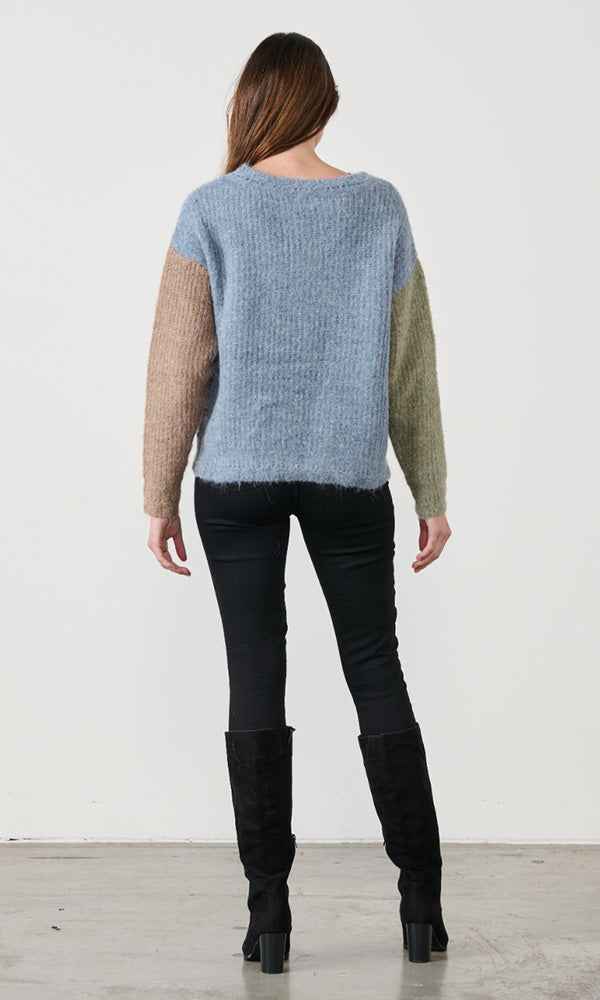 CONNIE- Contrast Knit