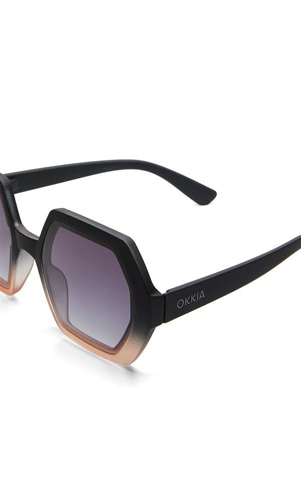 EMMA- Hexagonal Sunglasses