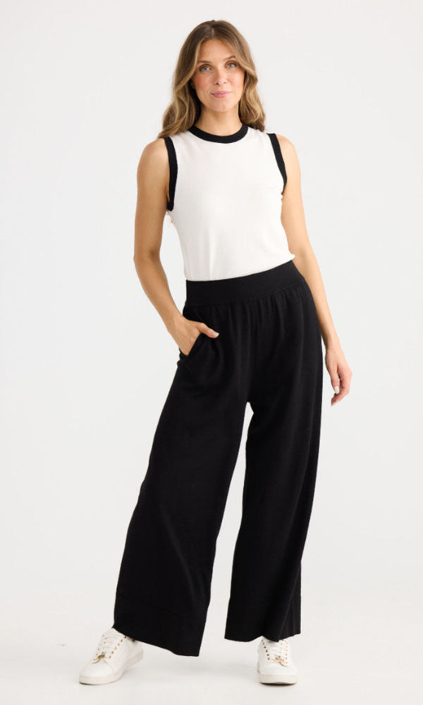 ETTA- Palazzo Knit Pants