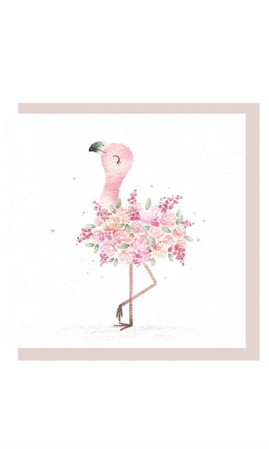 FLORAL FLAMINGO