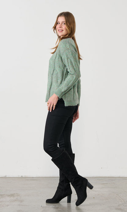 CAB- Cable Knit Jumper