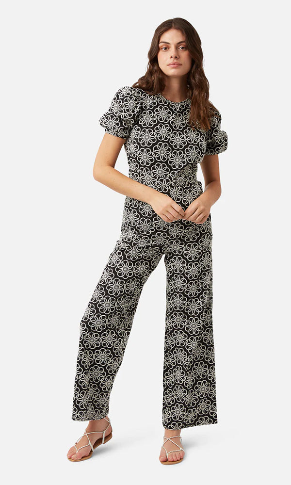 TIFFANY- Embroidered Jumpsuit