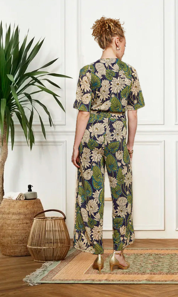 La Roma- Floral Jumpsuit